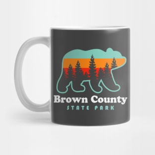 Brown County State Park Camping Bear Nashville Indiana Mug